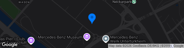 Map showing Rasenplatz 1 VfB Stuttgart