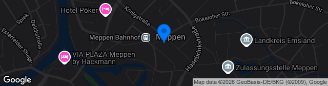 Map showing Waldstadion Hauptplatz A