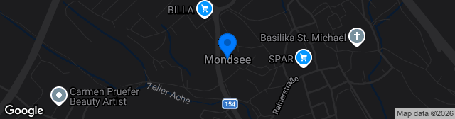 Map showing Mondseeland Arena