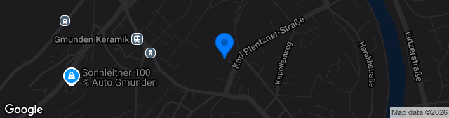 Map showing SEP Arena Gmunden