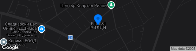 Map showing Stadion kv. Riltsi