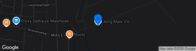 Map showing Jong Male VV Terrein 1