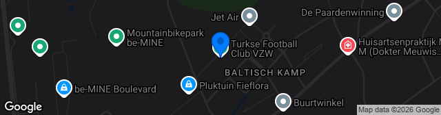 Map showing Turkse FC Terrein 1