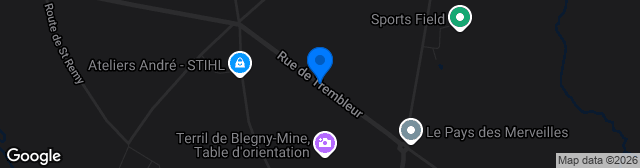 Map showing Rue De Trembleur Terrain 1