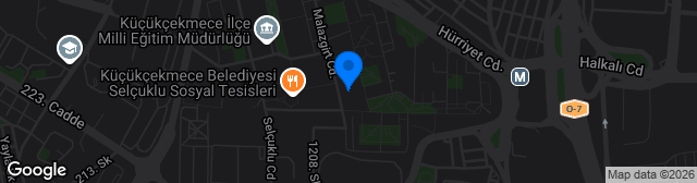 Map showing İbb Halkalı Futbol Stadı