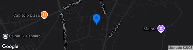 Map showing Stadio Comunale Di Palma Campania