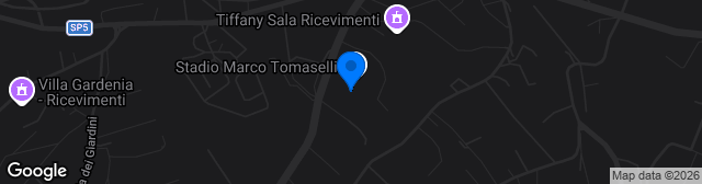 Map showing Stadio Marco Tomaselli
