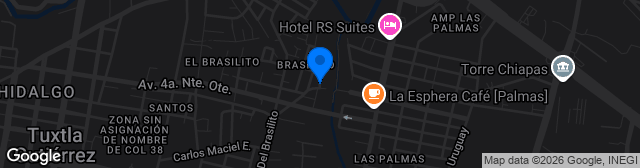 Map showing Cancha 2 Zoque VMR