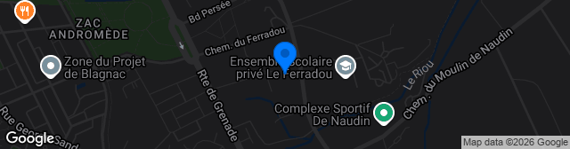 Map showing Complexe sportif d'Andromède