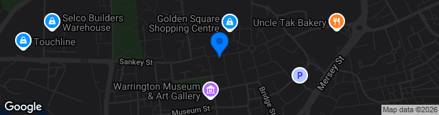 Map showing The Hive Arena