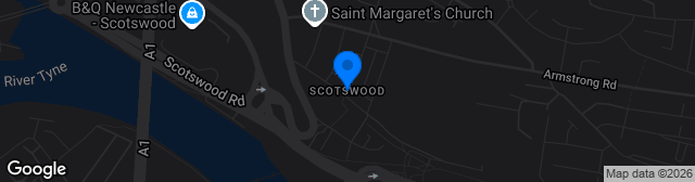 Map showing Scotswood Ground