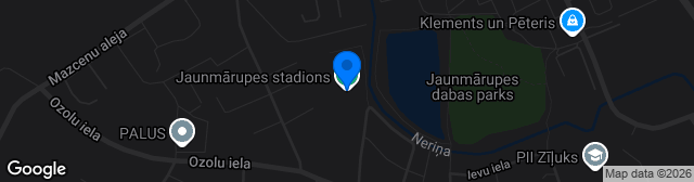 Map showing Jaunmārupes stadions