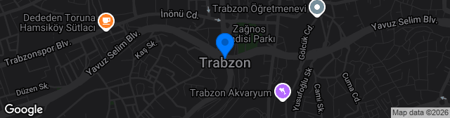 Map showing Trabzonspor Kadir Özcan Tesisleri