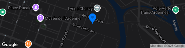 Map showing Stade du Petit Bois