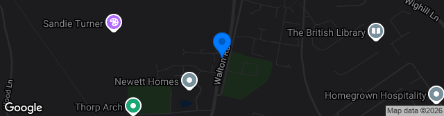 Map showing Thorp Arch Grange