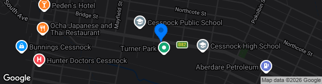 Map showing Turner Park