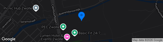 Map showing Sportpark Be Quick '28 Veld 5