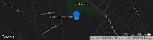 Map showing SANA-Sportpark Rasenplatz 3