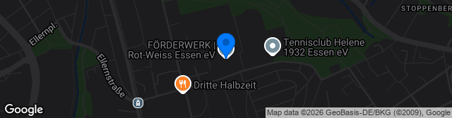 Map showing Bezirkssportanlage Mitte II Rasenplatz
