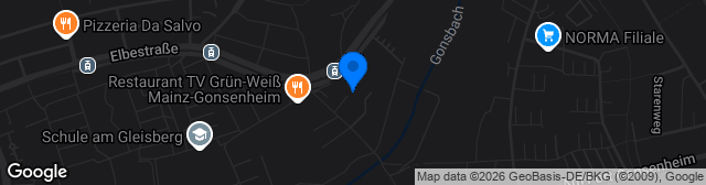 Map showing Otto-Schott-Sportzentrum