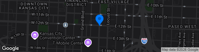 Map showing Children's Mercy Victory Field
