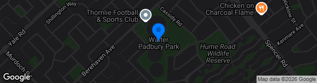 Map showing Walter Padbury Reserve A