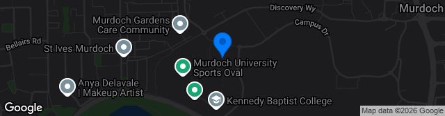 Map showing Murdoch Uni Synthetic Pitch A