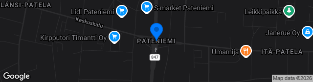 Map showing Pateniemi 2 TN