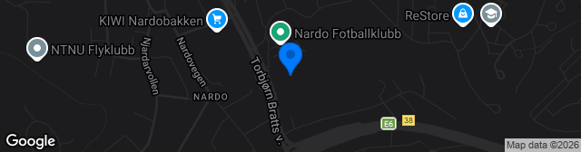 Map showing Rosenborg Kunstgress
