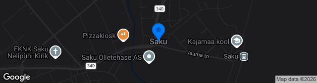 Map showing Saku kunstmuruväljak