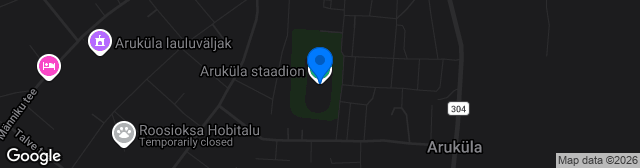 Map showing Aruküla staadion
