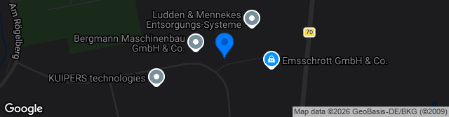 Map showing Schone&Bruns-Arena