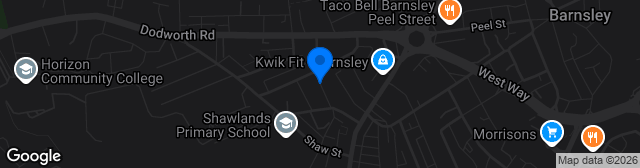 Map showing Parker Roofing Memorial Ground