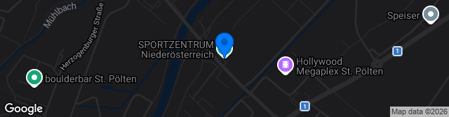 Map showing Sportzentrum Niederösterreich