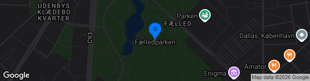 Map showing Fælledparken Kunst