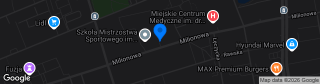 Map showing Stadion UKS SMS