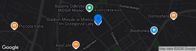 Map showing Stadion Miejski im. Grzegorza Lato