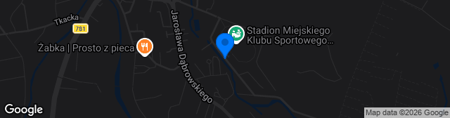 Map showing Stadion Miejski ul. Kościuszki
