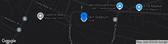 Map showing Stadion SKIF