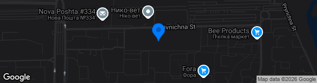 Map showing Obolon Arena