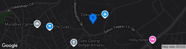 Map showing Tunca Futbol Sahası