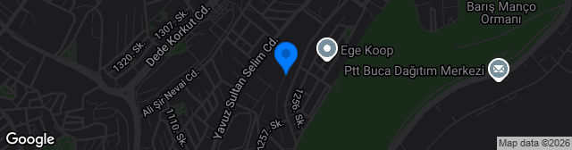 Map showing Yeni Buca Stadı
