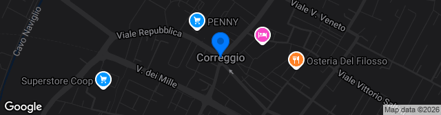 Map showing Stadio Comunale Walter Borelli