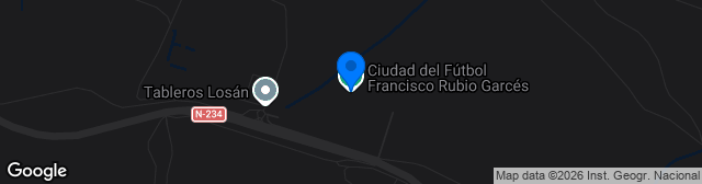 Map showing Ciudad Deportiva Francisco Rubio Garcés 1