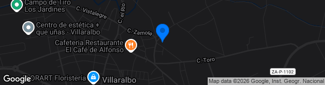Map showing Campo Municipal Los Barreros