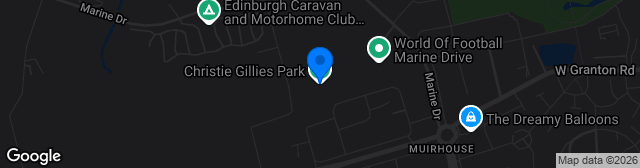 Map showing Christie Gillies Park