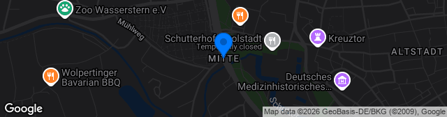 Map showing Bezirkssportanlage Mitte Platz 1