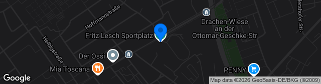 Map showing Fritz-Lesch-Sportplatz