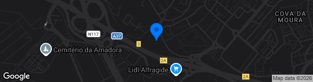Map showing Complexo Desportivo Eugénia e Joaquim Cannas da Silva
