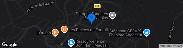 Map showing Stade Thomas Granjon